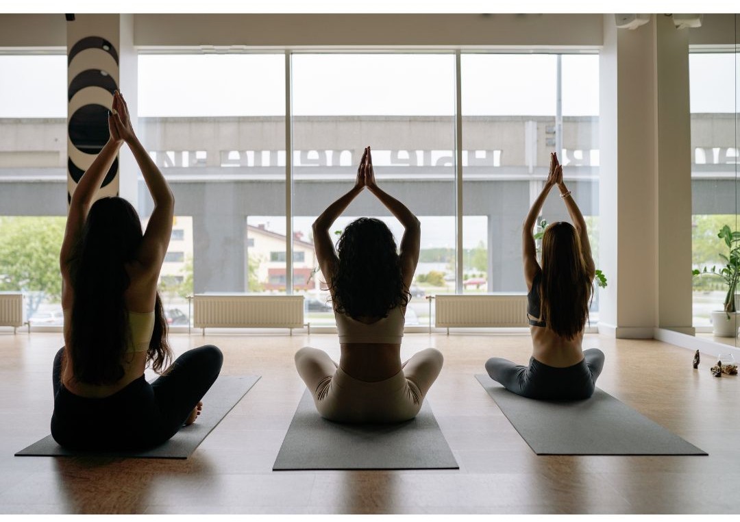 people doing yoga